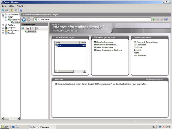 Windows home server 2011 ftp server einrichten